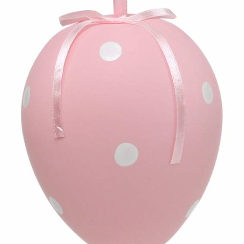 Floristik24 Ägg med prickmönster, påskägg att hänga, vårdekoration, påskdekoration pastellfärger 4st