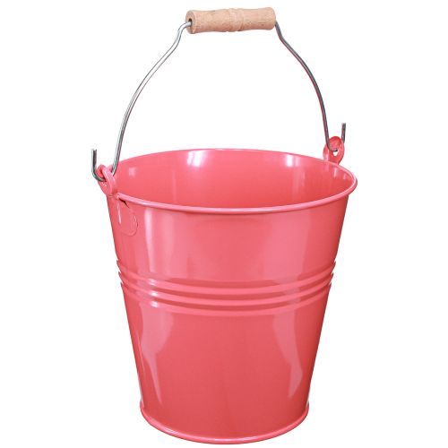 Artikel Hink dekorativ rosa blomkruka metall 26x22,5x23cm 6l