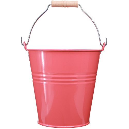 Artikel Hink dekorativ rosa blomkruka metall 26x22,5x23cm 6l