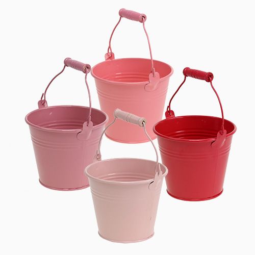 Floristik24 Hinkrosa mix Ø12cm H10cm 8st