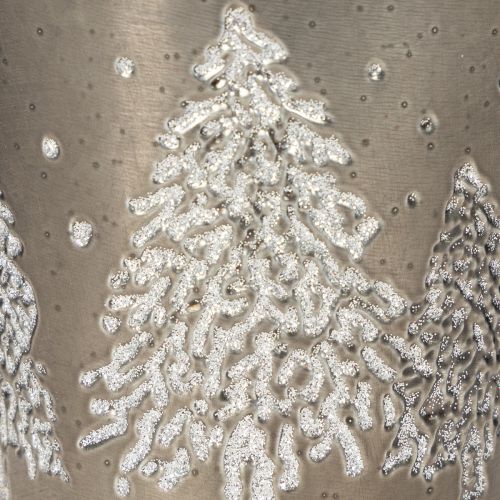 Dekorativ hink med granar och trähandtag, 13 cm | Floristik24.se