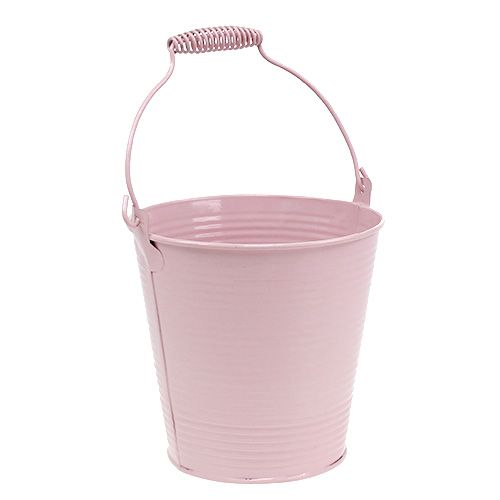Floristik24 Skopa med räfflad mönster pastellrosa Ø14.5cm H14.5cm