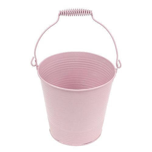 Floristik24 Skopa med räfflad mönster pastellrosa Ø14.5cm H14.5cm