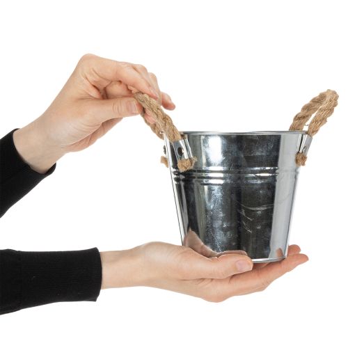 Hink med rephandtag Ø14cm H12cm | Floristik24.se