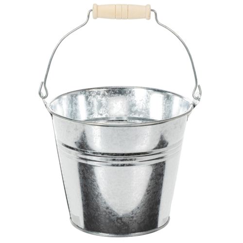 Hink Ø14cm H12cm 6 st. Zink, blank köpa | Floristik24.se