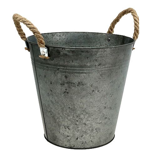 Floristik24 Hink antik Ø25cm H24cm 2st