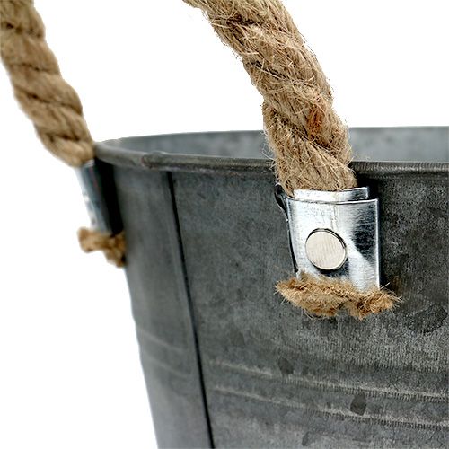 Floristik24 Hink antik Ø25cm H24cm 2st