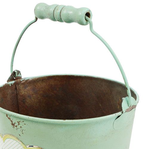 Floristik24 Dekorativ skopa antik med motiv Ø13,5cm H14,5cm