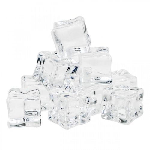 Floristik24 Konstgjorda isbitar dekorativ is transparent 2cm 30 st