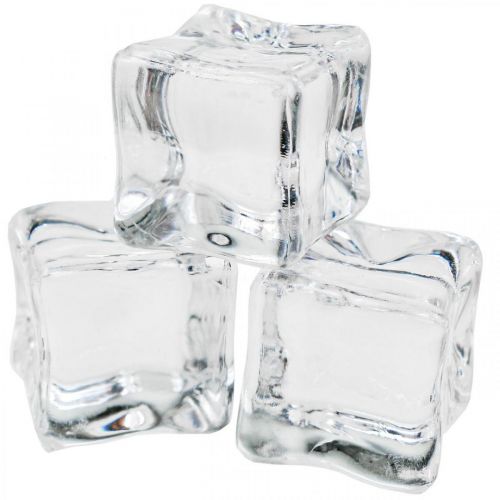 Floristik24 Konstgjorda isbitar dekorativ is transparent 2cm 30 st