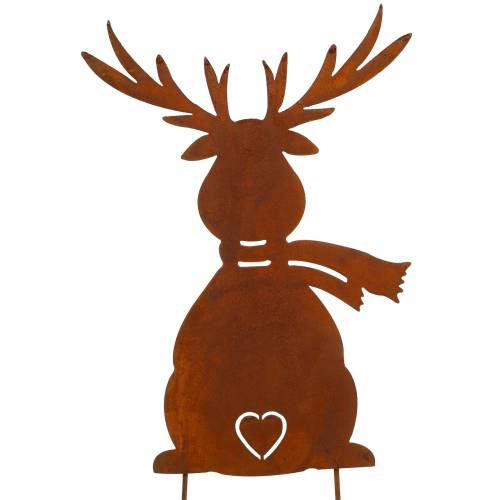 Floristik24 Älgpatina till sticka H58cm