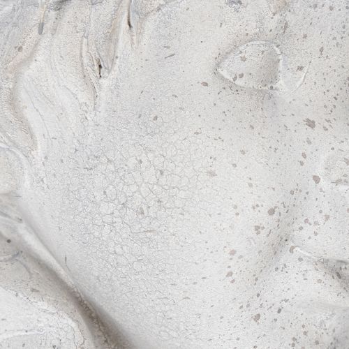 Artikel Dekorativ gnomhuvudfigur för snygga trädgårds- och vardagsrumsdetaljer, grå, 30 cm