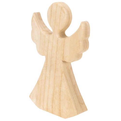 Dekorativ träängelfigur av
