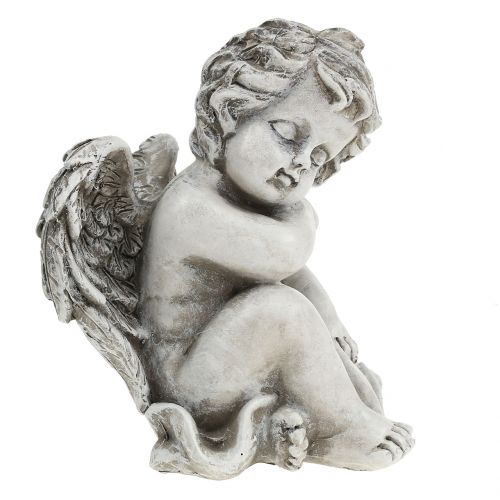 Minnesfigur sovängel grå 16cm 2 st
