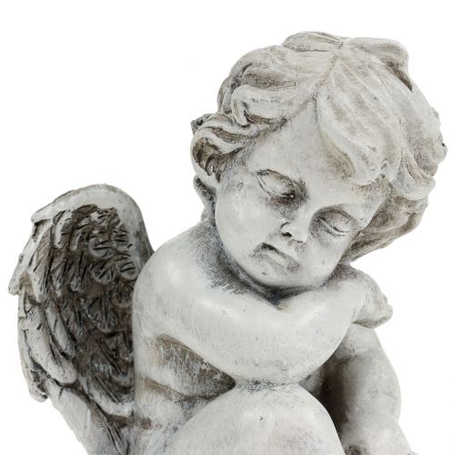Artikel Minnesfigur sovängel grå 16cm 2 st