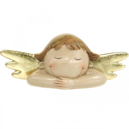 Dekorativ ängelfigur julbordsdekoration 22,5 × 9,5 × 9cm