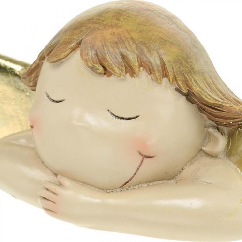Floristik24 Dekorativ ängelfigur julbordsdekoration 22,5 × 9,5 × 9cm