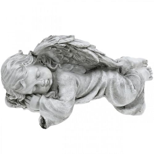 Floristik24 Ängel för gravfiguren liggande huvud vänster 30×13×13cm