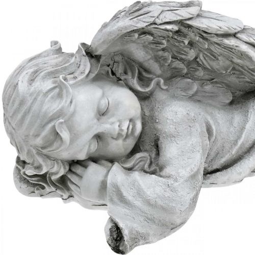 Floristik24 Ängel för gravfiguren liggande huvud vänster 30×13×13cm