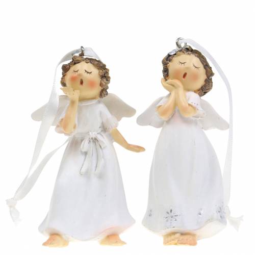 Floristik24 Julgransdekorationer ängel 9cm 2st