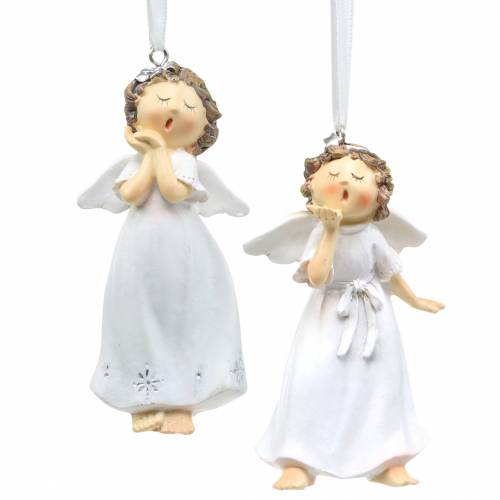 Floristik24 Julgransdekorationer ängel 9cm 2st