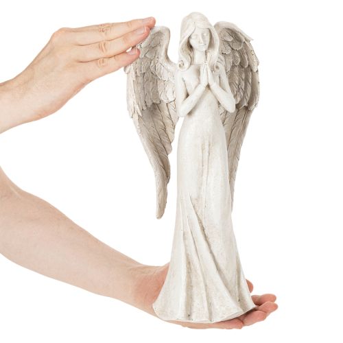 Ängelfigur stående och bedjande, dekoration, 36 cm | Floristik24.se