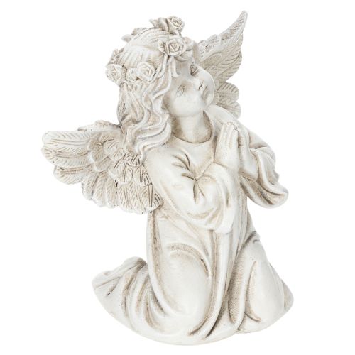 Ängelfigur bedjande, gravdekoration, sittande, 13 cm, 2 stycken köpa | Floristik24.se