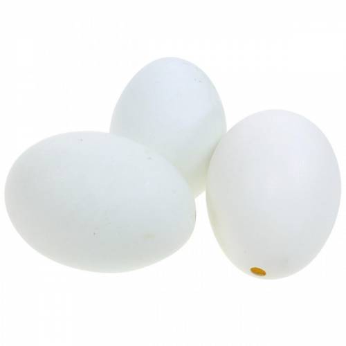 Artikel Ankägg naturliga blåsta ägg Påskdekoration 12 stycken