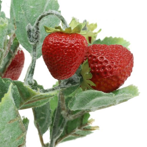 Artikel Konstgjord jordgubbar plocka röd L30cm
