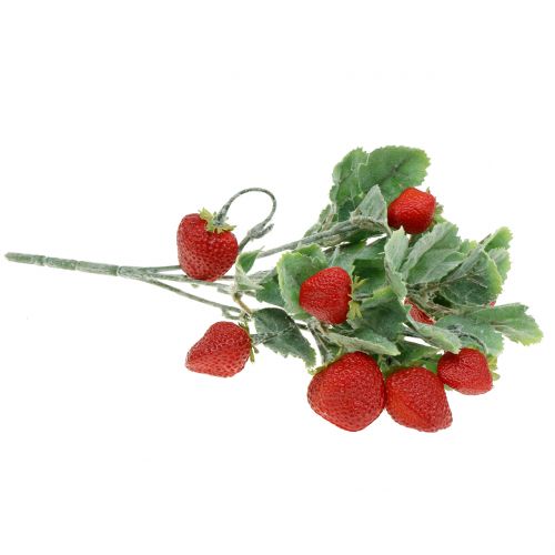 Floristik24 Konstgjord jordgubbar plocka röd L30cm
