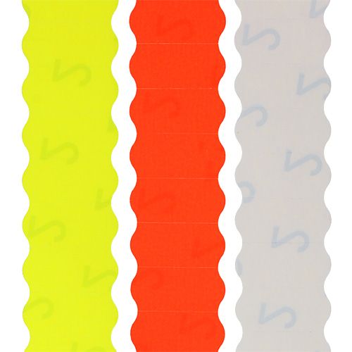 Artikel Etiketter 26x12mm olika färger 3 rullar