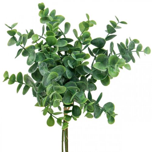 Floristik24 Konstgjord eukalyptus eukalyptusgrenar konstgjorda växter 38cm 3st