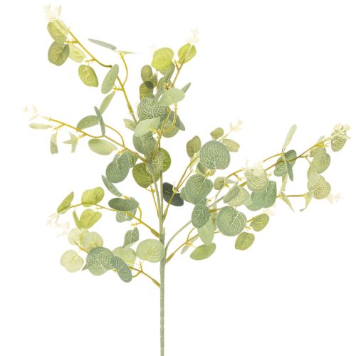 Konstgjord eukalyptusgren med runda blad, 75 cm, 4 stycken köpa | Floristik24.se