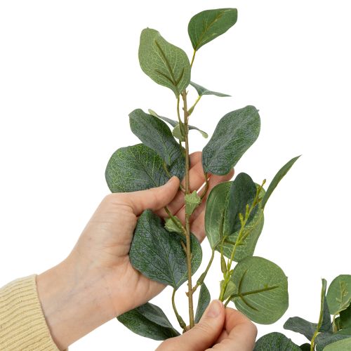 Artikel Konstgjord eukalyptusblomma för modern inredning, 85 cm, 3 stycken