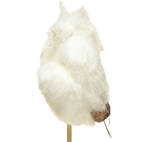 Artikel Uggla på pinnen vit 9 cm L48cm