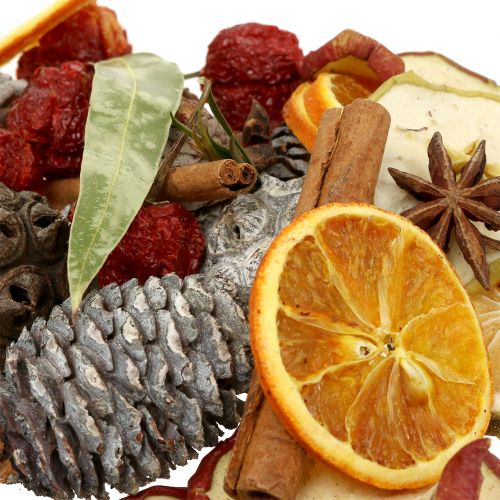 Floristik24 Julblandning frukt och kottar 150g