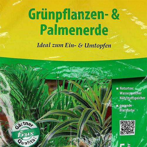 Artikel FRUX jord grön växt- och palmjord 5l