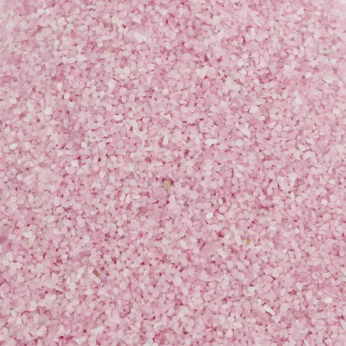 Floristik24 Färg sand 0,5mm rosa 2kg