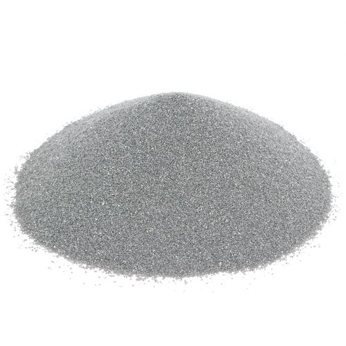 Floristik24 Färgad sand 0,5mm silver 2kg