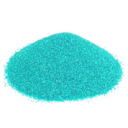 Färg sand 0,5mm turkos 2kg