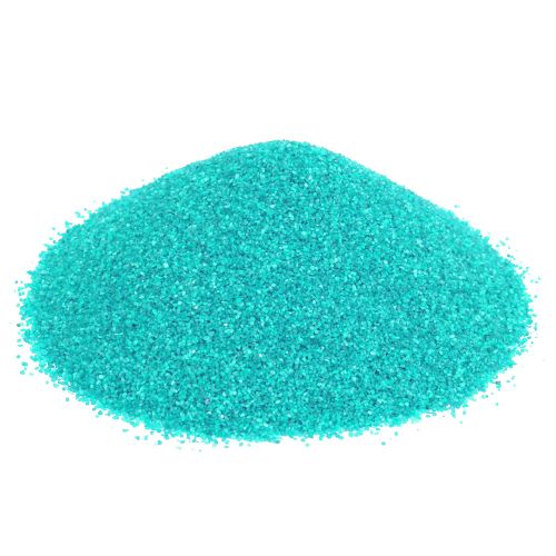 Floristik24 Färg sand 0,5mm turkos 2kg