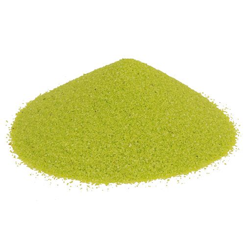 Floristik24 Färg sand 0,1mm - 0,5mm äppelgrön 2kg