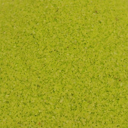 Floristik24 Färg sand 0,1mm - 0,5mm äppelgrön 2kg