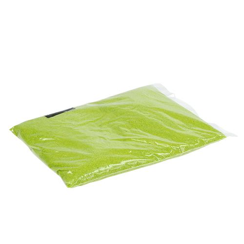 Floristik24 Färg sand 0,1mm - 0,5mm äppelgrön 2kg
