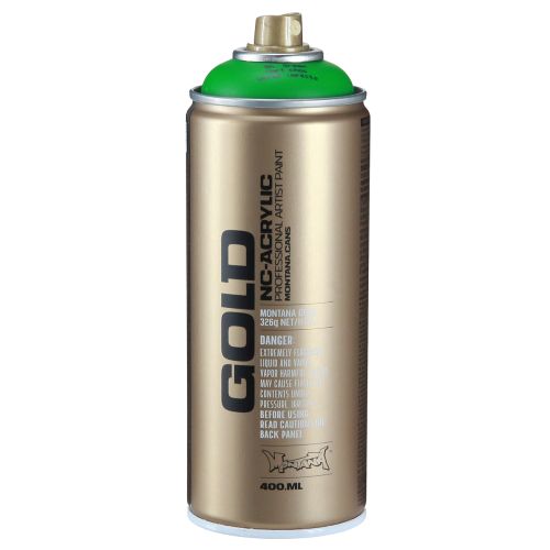 Artikel Färgspray lack grön matt Montana Gold sprayfärg 400ml
