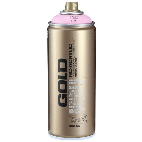 Färg sprayfärg rosa litchi sprayfärg Montana Gold 400ml