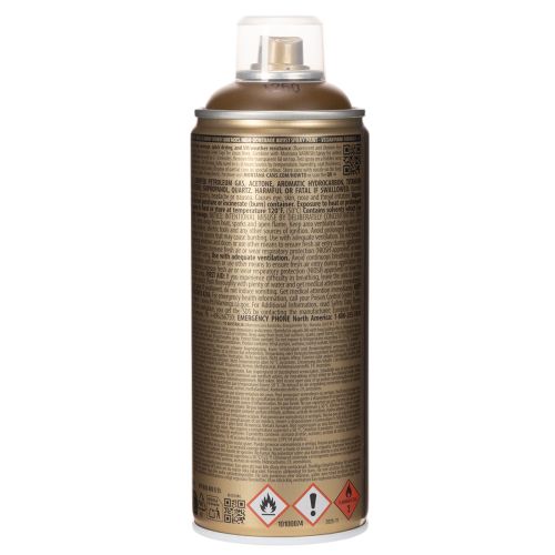Färgsprayburk för dekoration och pyssel Montana guldbrun 400ml | Floristik24.se