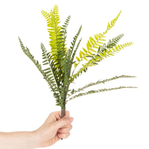 Konstgjord ormbunkegren, konstgjord grön växt för dekoration, 45 cm | Floristik24.se