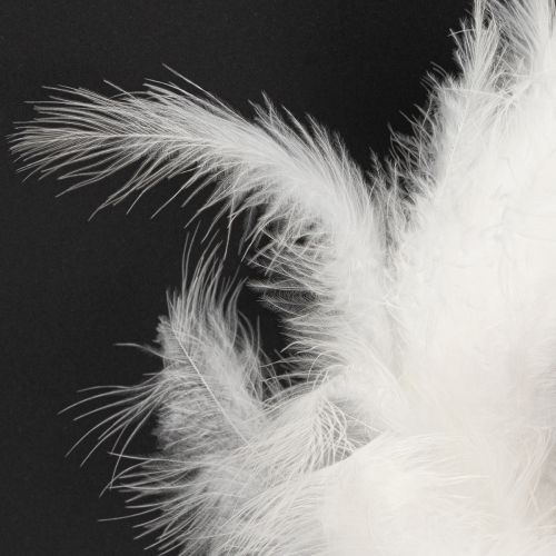 Artikel Fjäderkrans perfekt för bröllopsdekoration och stämningsfull påskdekoration 20 cm