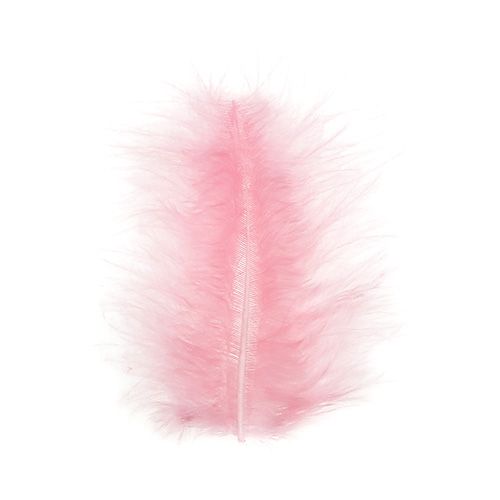 Floristik24 Korta fjädrar 30g rosa